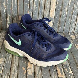 Nike Air Max Invigor Women US 7 Blue Mesh Sneaker Running Shoe Classic Outdoor